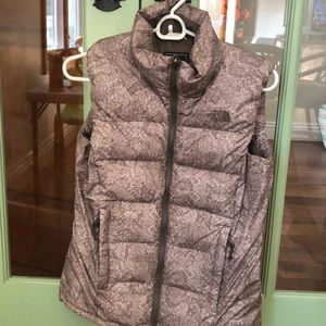 North Face Puffer Zip Up Vest